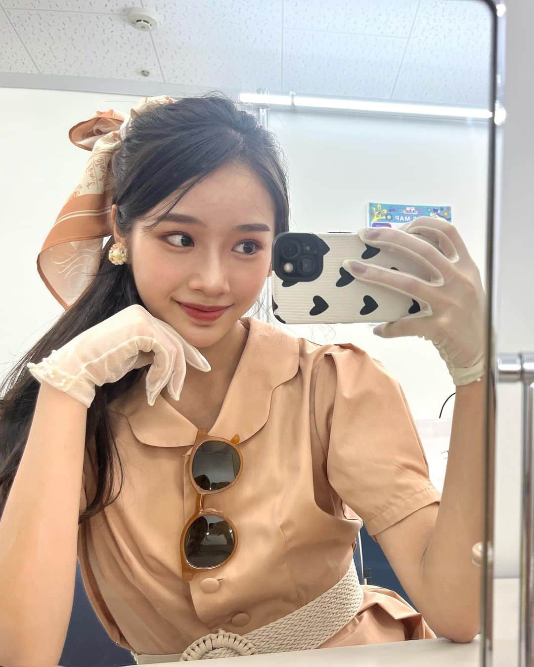天翔天音のインスタグラム：「夏が待ち遠しいです🌻💛🍹  #天翔天音  #オフショット #05 #ljk  #ポニーテール」