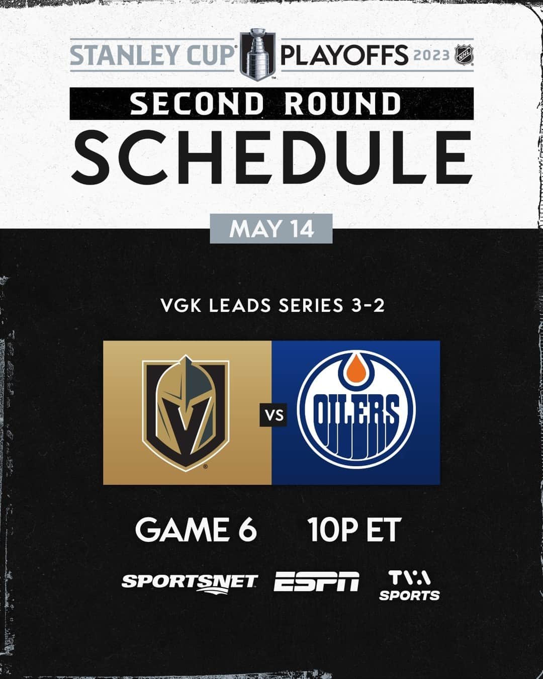 NHLさんのインスタグラム写真 - (NHLInstagram)「Sunday funday, with some #StanleyCup Playoffs hockey in the mix. 🤩  Can the @vegasgoldenknights advance to the Western Conference Final, or will the @edmontonoilers force #Game7?」5月14日 23時41分 - nhl