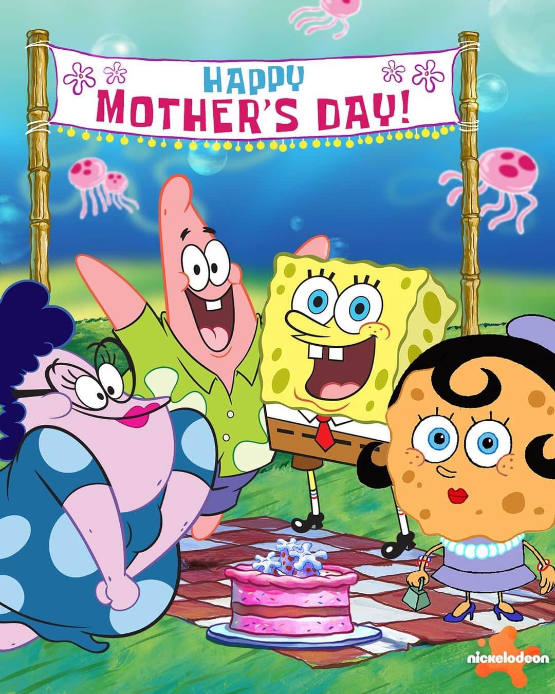 スポンジボブさんのインスタグラム写真 - (スポンジボブInstagram)「Happy Mother’s Day from the Bikini Bottom of our heart」5月15日 0時39分 - spongebob