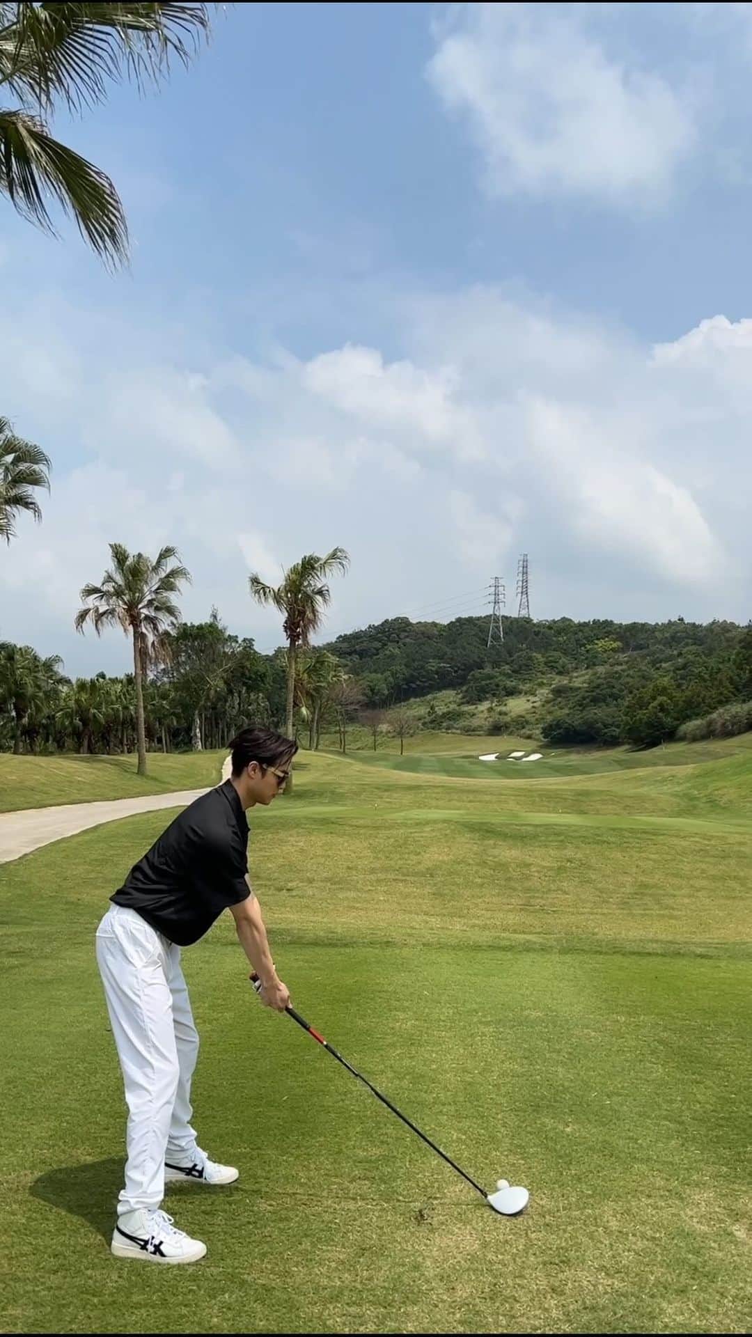 プリンス・チウのインスタグラム：「⛳️💪 #golf」