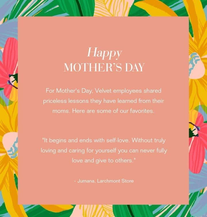 グラハム&スペンサーのインスタグラム：「Wishing all mother figures a beautiful Mother’s Day 💐」