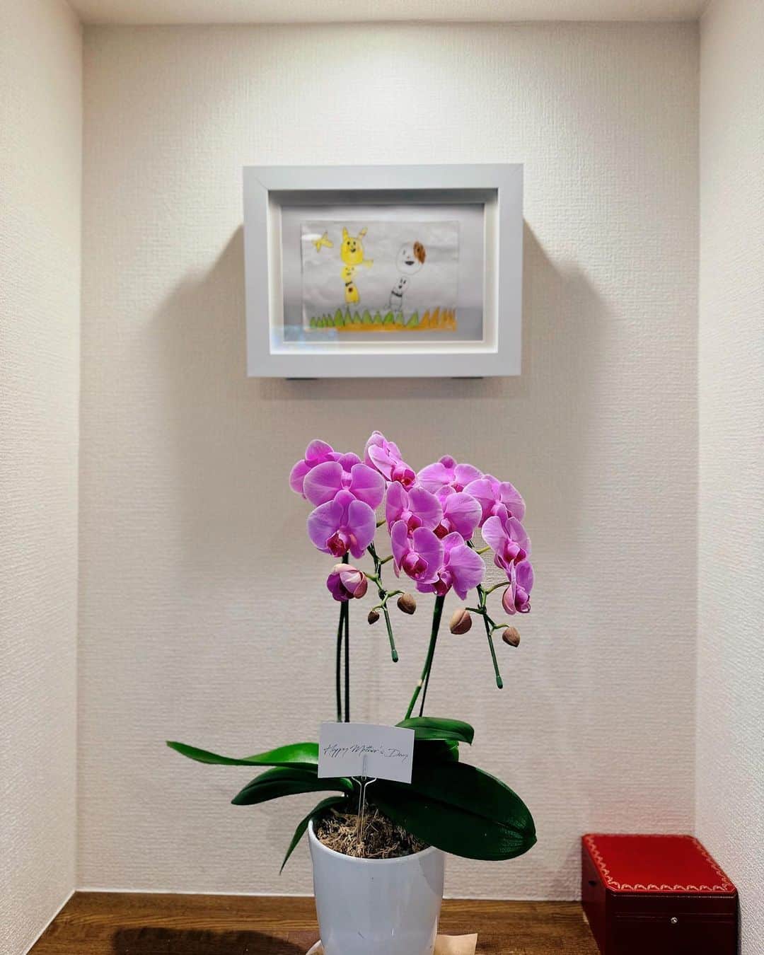 のインスタグラム：「#mothersday  母になるって、想像以上に楽しくて愛しい毎日だね。 ママにしてくれてありがとう❤️」
