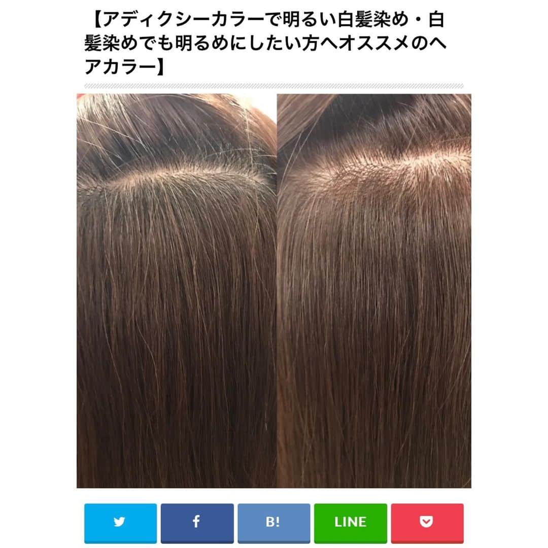 佐藤 章太/美容師/美容室/代官山/恵比寿/のインスタグラム：「💇‍♀️明るめの白髪染めカラー💇‍♀️ ⁡ ✅白髪は染めたいけど真っ黒にはしたくない ✅最近白髪が増えてきて気になっている ✅ナチュラルな白髪染めカラーがしたい ⁡  そんな方の参考になればと思います😊 ⁡ 気になる方はプロフィール欄URLからヘアブログをご覧ください⏩@shota.hair ⁡ ⁡ ✂︎✂︎✂︎✂︎✂︎✂︎✂︎Heartim代官山✂︎✂︎✂︎✂︎✂︎✂︎✂︎ 【住所】 150-0021 東京都渋谷区恵比寿西2-18-6代官山ウイング2F 【電話】 0364163988 【営業時間】 平日/12:00〜21:00 土日祝日/10:00〜19:00 定休日:火曜日 ✂︎✂︎✂︎✂︎✂︎✂︎✂︎✂︎✂︎✂︎✂︎✂︎✂︎✂︎✂︎✂︎✂︎✂︎✂︎✂︎✂︎ ⁡ ⁡ #代官山美容院 #恵比寿美容院 #ヘアカラー #白髪染め #明るい白髪染め #アディクシーカラー #イルミナカラー #透明感カラー #ヘアケア #ブログ ⁡ #𝗁𝖾𝖺𝗋𝗍𝗂𝗆代官山 #乾かすだけでまとまる髪へ #くせ毛のお悩み改善します #お手入れのしやすいヘアスタイル #髪質革命 #髪質革命カラー #髪質改善 #髪質改善カラー #縮毛矯正 #高難易度縮毛矯正 #酸性ストレート #くせ毛 #ストレートヘア ⁡ ⁡ ⁡」