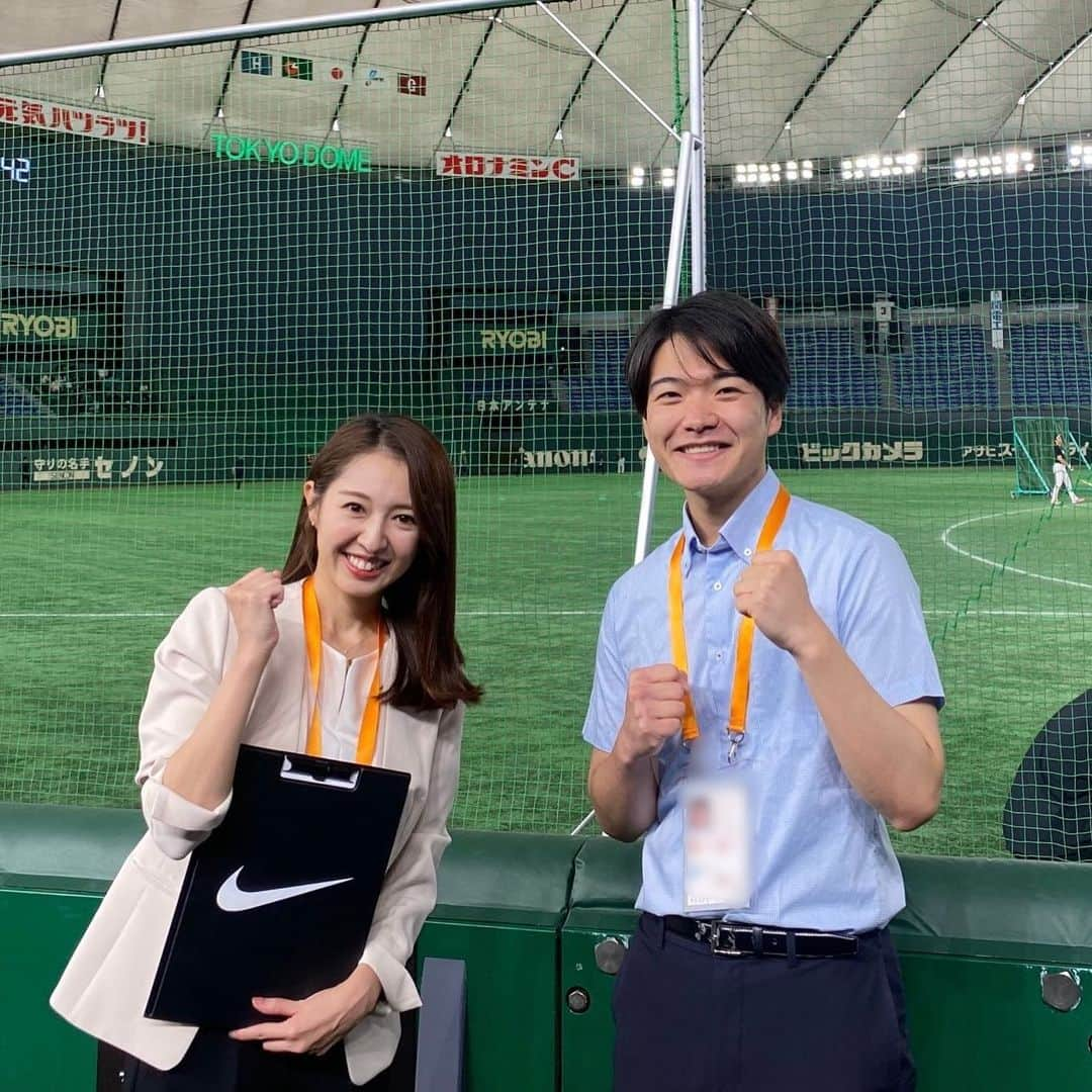 阿部智帆さんのインスタグラム写真 - (阿部智帆Instagram)「🧡 シーズンシートオーナー様が抽選でご参加頂ける新企画✨  「スポドリ‼︎レジェンズ野球教室」がスタートした為、 久しぶりに試合前から東京ドームへ☺︎♪  記念すべき初回のレジェンドは、緒方耕一さんでした🥹👏  元テレビ高知・尾﨑アナと日にちを分けて MCを担当していきます♪  イベントの様子もお伝えできるように 次回は本番中の写真も撮ってきますね😎  #giants」5月15日 12時50分 - chiho_abe829