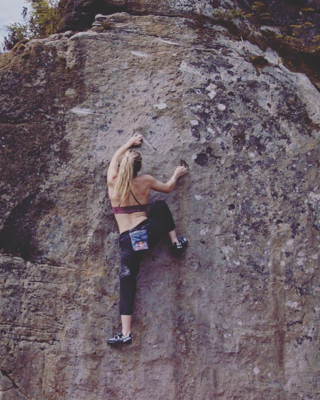 シャウナ・コックジーのインスタグラム：「Little dump from Northumberland.  The first stop on our northern UK road trip and it was so fun!   Northumberland sandstone is just what I needed to remember how to pull hard on bad holds and to move my hips and trust my feet when pulling hard doesn’t work.  I feel like a rock climber. Like I’ve found a part of myself that I didn’t even know I was missing.   For the first time in a long time I found myself totally absorbed. Piecing moves together, getting creative and thinking up new beta.  And stubbornly wasting skin and energy on a slab that was baking in the sun 😅. It was so wonderful to be that psyched.  Missed having achy hands (in a good way!) and my brain buzzing on the way home.   I love rock climbing.」