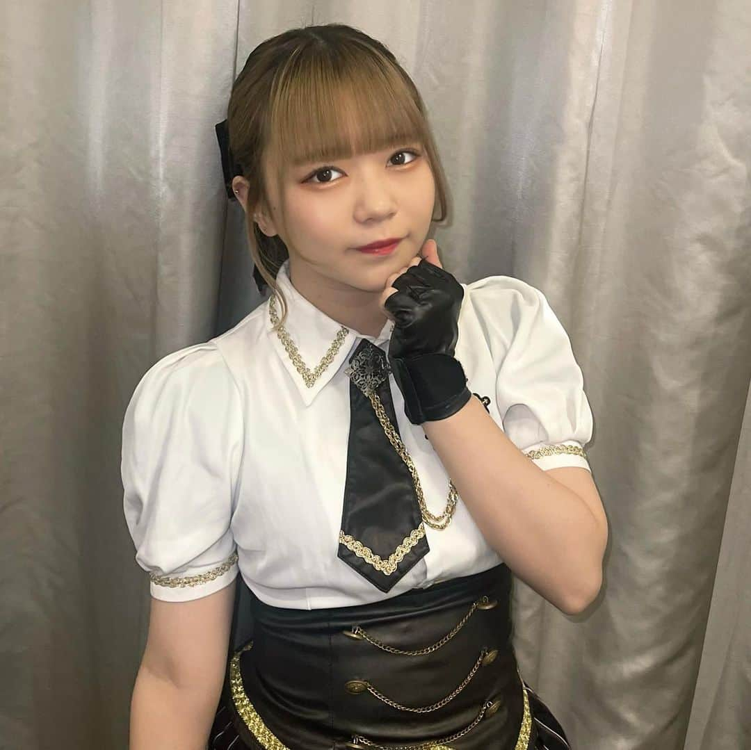 桜田アンナのインスタグラム：「めずらしいポニテ、いかがですか？  #純情のアフィリア　#アイドル衣装　#アフィリア　#ポニテ」