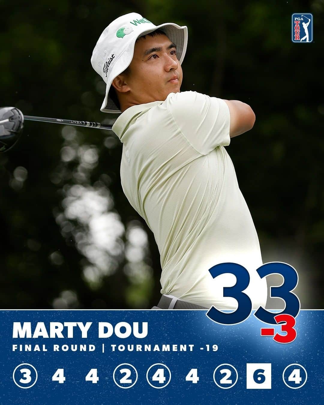 PGA TOURさんのインスタグラム写真 - (PGA TOURInstagram)「@martydoudou overcomes a double bogey to take the co-lead into the back nine @attbyronnelson」5月15日 4時14分 - pgatour