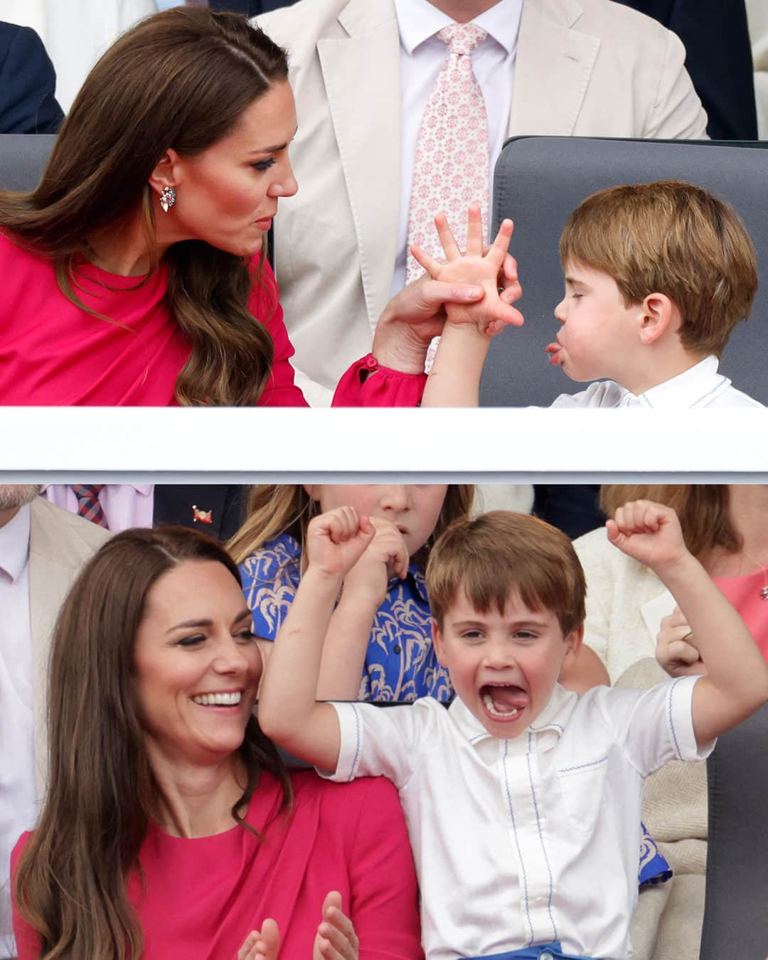 E! Onlineさんのインスタグラム写真 - (E! OnlineInstagram)「Keep calm and carry on, moms. 👑 Motherhood summarized by Prince Louis & Catherine, Princess of Wales. #MothersDay (📷: Getty)」5月15日 4時30分 - enews