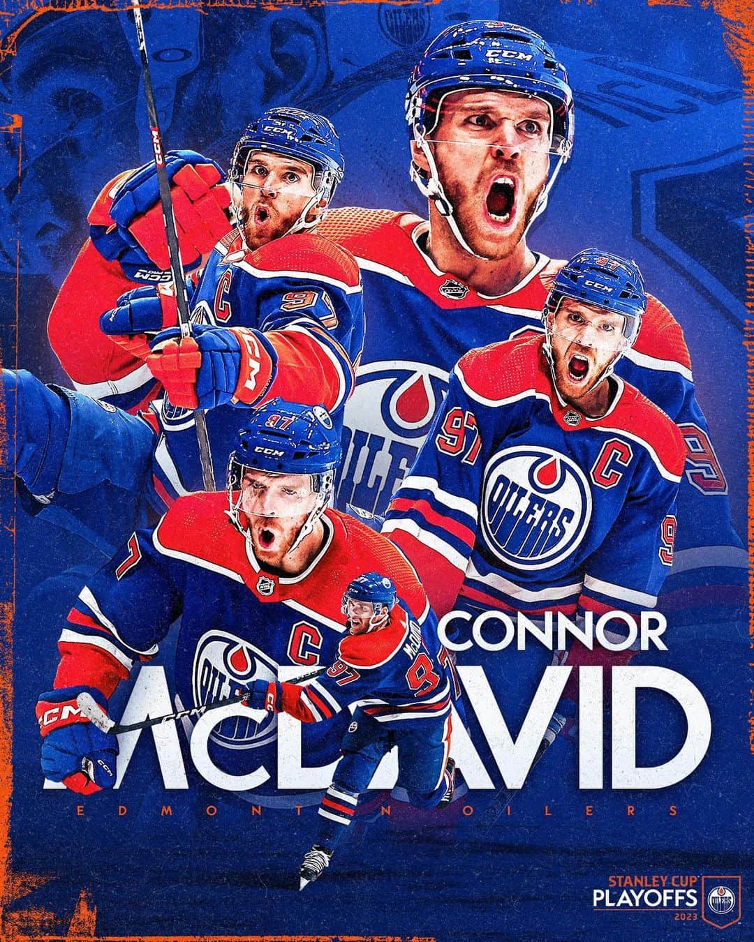 NHLさんのインスタグラム写真 - (NHLInstagram)「The artist and the art. 👨‍🎨  Connor McDavid (@mcdavid97) has seven goals and 12 assists for 19 points these #StanleyCup Playoffs. Can he keep the hot streak going tonight?   Catch Game 6 tonight on @sportsnet, @espn and @tvasports 📺」5月15日 5時15分 - nhl