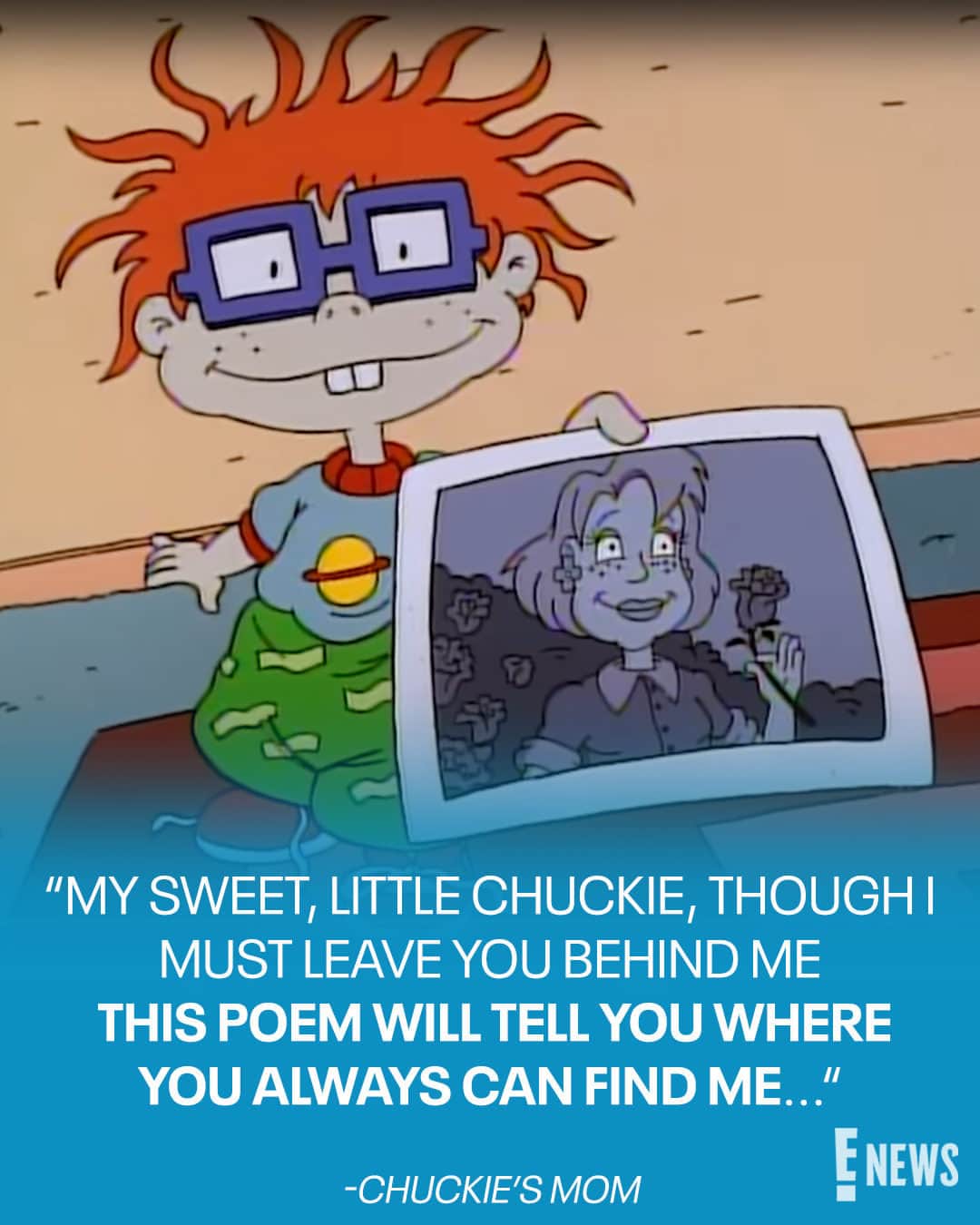 E! Onlineさんのインスタグラム写真 - (E! OnlineInstagram)「Twenty-six years ago, the Rugrats' #MothersDay episode shared this poem from Chuckie Finster's mom. 🥺 Sending love to whoever may need it today. (📷: Nickelodeon)」5月15日 5時30分 - enews