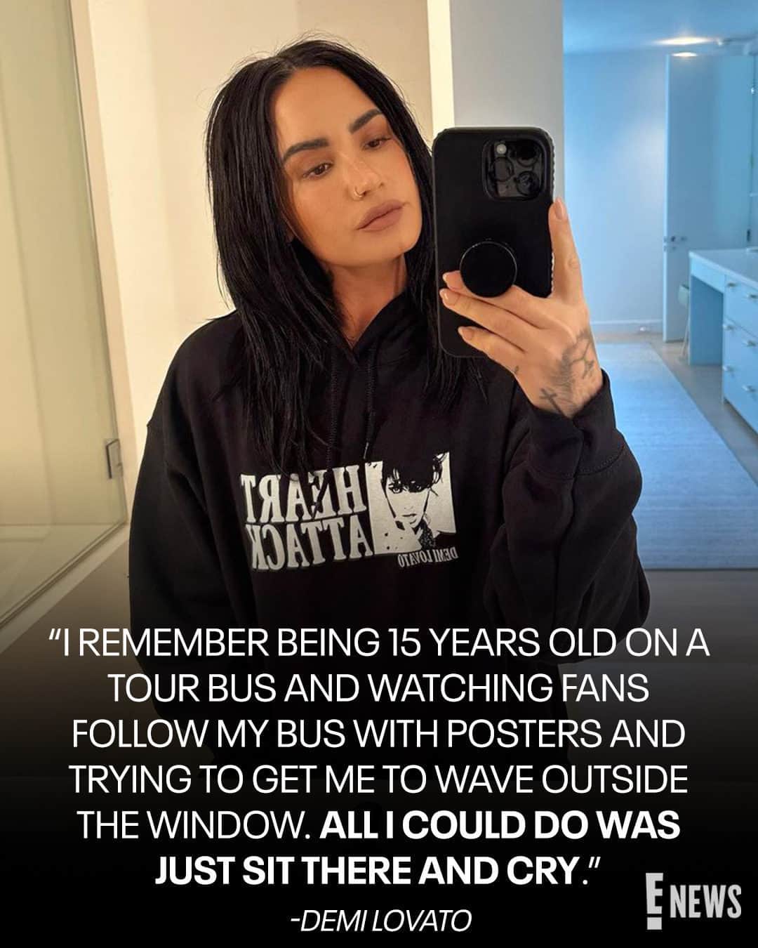 E! Onlineさんのインスタグラム写真 - (E! OnlineInstagram)「Demi Lovato is opening up about her mental health. Link in bio for why she was "so relieved" after her 2011 bipolar diagnosis. (📷: Instagram)」5月15日 6時00分 - enews