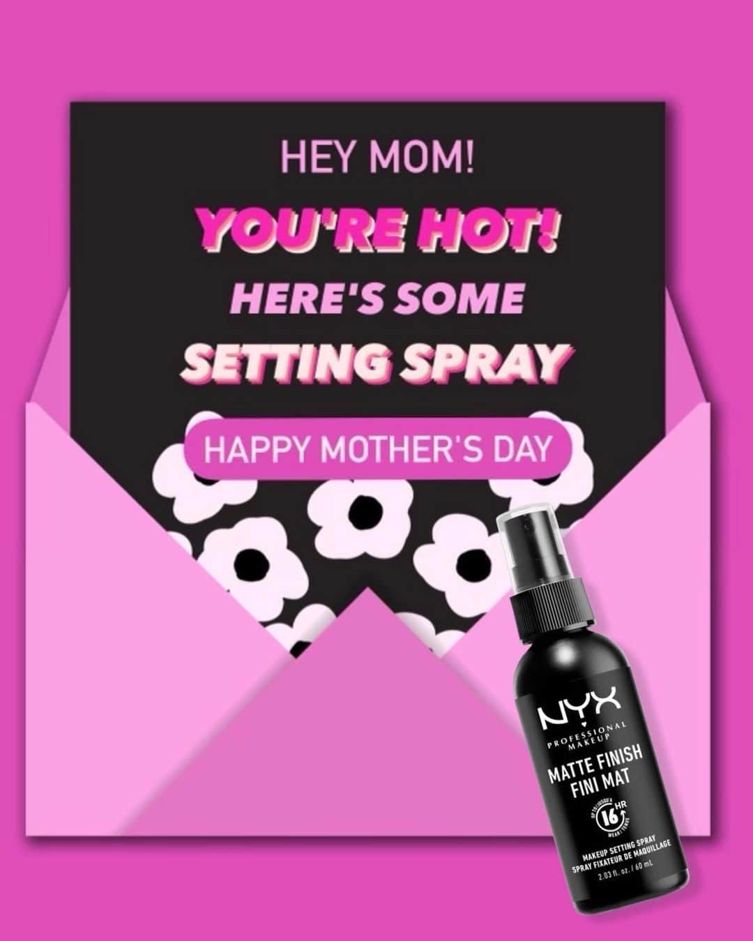 NYX Cosmeticsさんのインスタグラム写真 - (NYX CosmeticsInstagram)「dm one of these to the queen in your life. 💗  thank us later. #mothersday • #nyxcosmetics #nyxprofessionalmakeup #crueltyfree #veganformula」5月15日 6時12分 - nyxcosmetics
