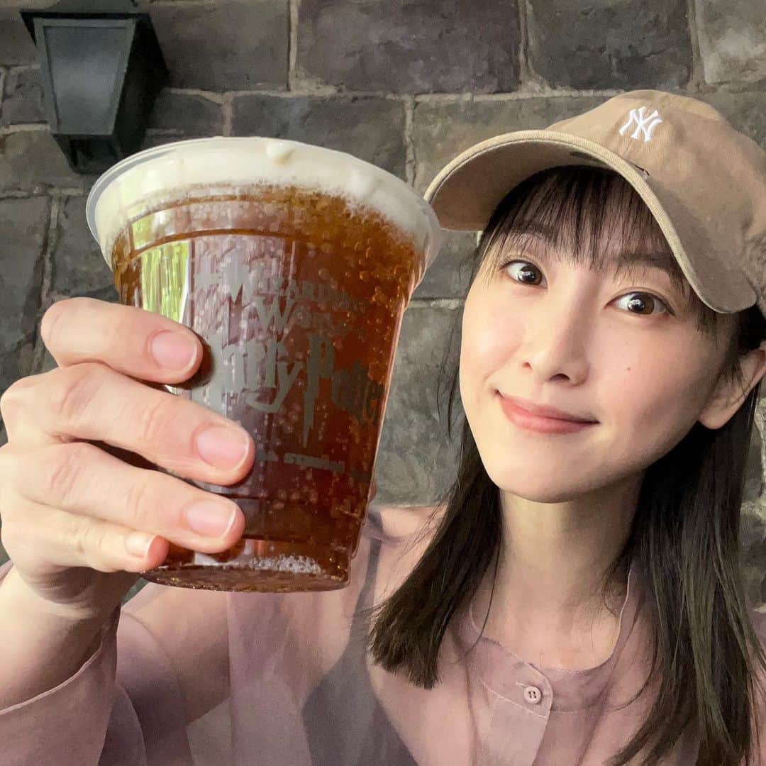 松井玲奈のインスタグラム：「butter beer love🍺」