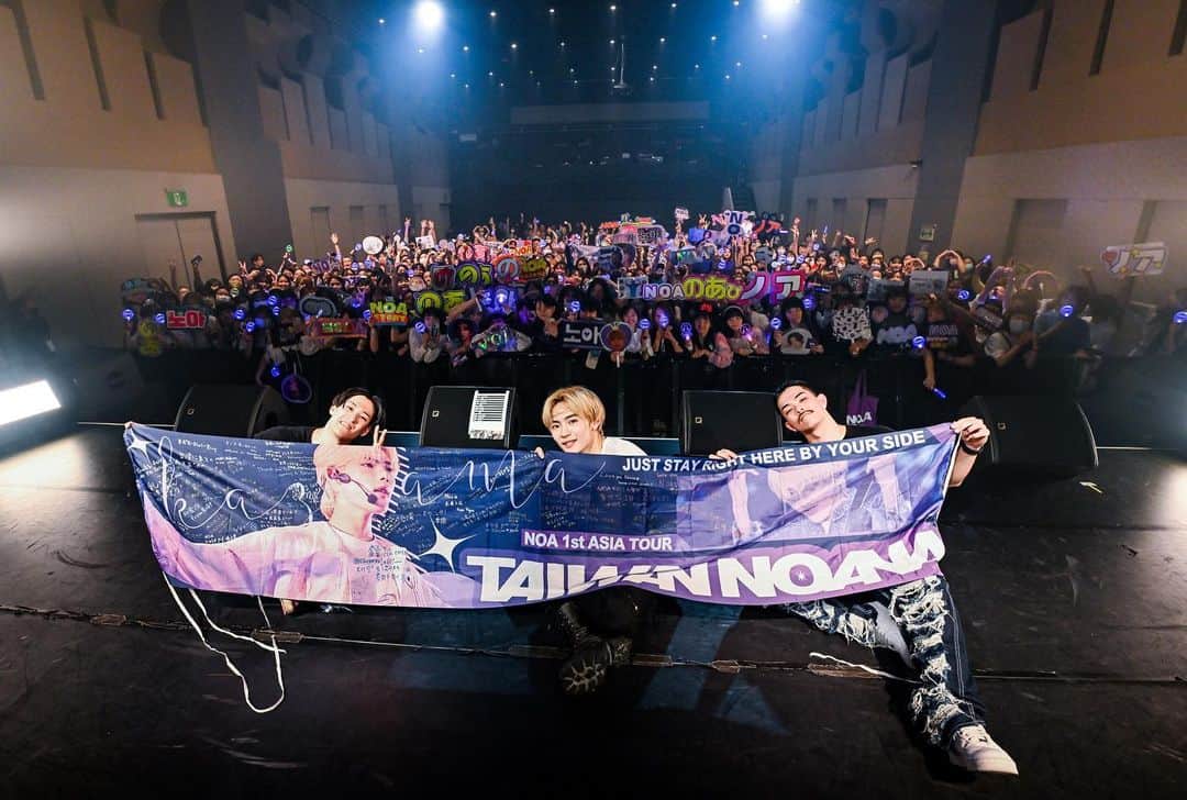NOA（ノア）のインスタグラム：「Thanks Taipei!! NOA 1st LIVE “NO.A” ASIA TOUR!!  #NOA #NO.A」