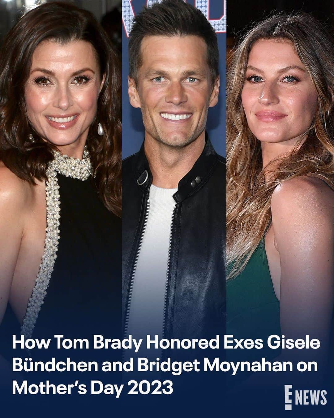 E! Onlineさんのインスタグラム写真 - (E! OnlineInstagram)「Both of Tom Brady's exes were the receivers of a special tribute this #MothersDay. Link in bio for more on his message to "these amazing women." ❤️ (📷: Getty)」5月15日 7時16分 - enews