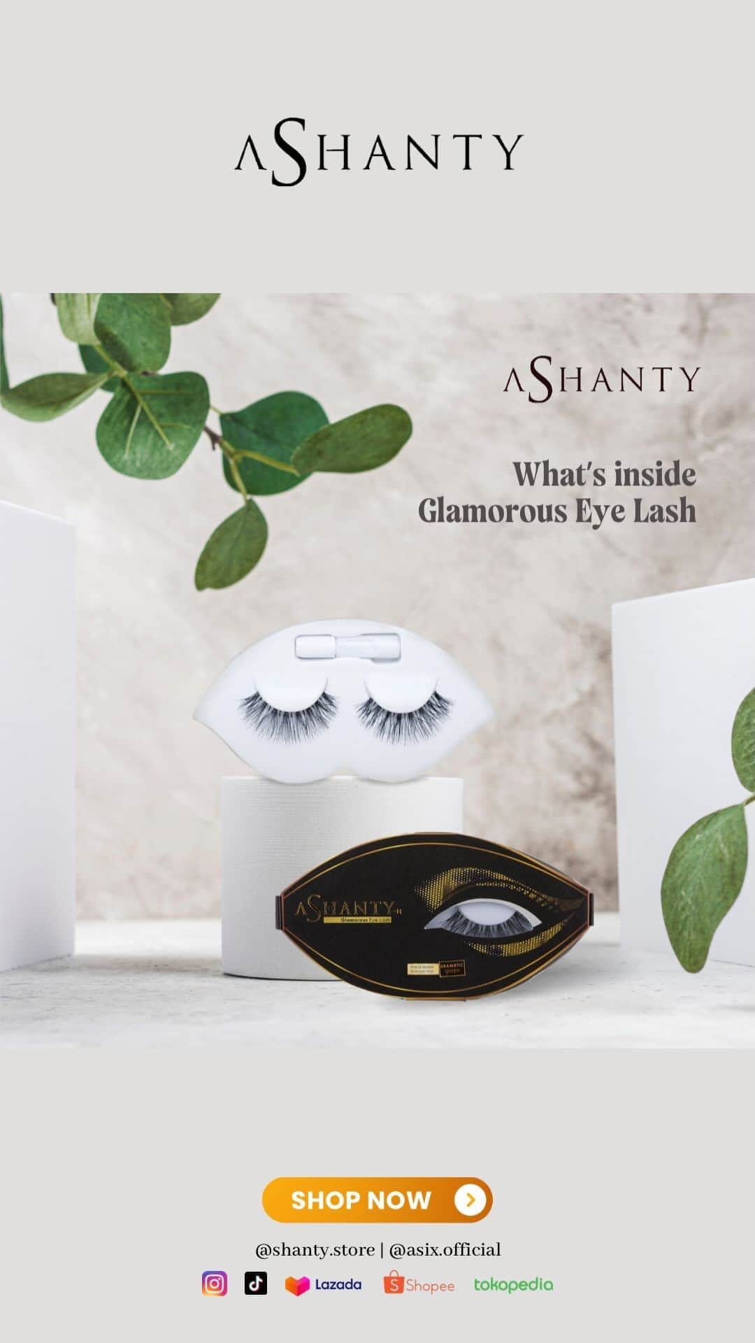 ASHANTY BEAUTY CREAM OFFICIALのインスタグラム：「Hi ladies, kalian masih newbie masalah perbulumataan? yuk simak tutorial pemasangan bulu mata palsu super gampanggg banget! tentunya dibantu dengan bulu mata palsu by Aurelloly yang membuat pemasangan lebih effortless & efisien ✨  karna bulu mata palsu by Aurelloly sudah dilengkapi dengan lem bulu mata yang super kuatt & tidak bikin iritasi ya guys. jadi aman banget pokoknya! 😻💕  #ashantycosmetics #ashanty_ash #cosmetics #cosmetic #makeuptutorial #rekomendasimakeup #makeuplover #lokalmakeup #makeupnatural #makeuplooks」