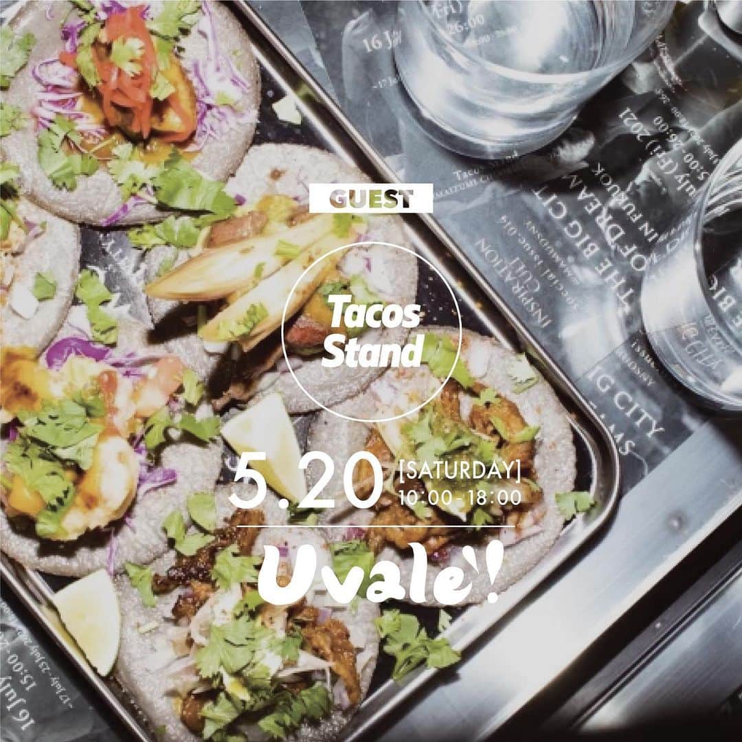 大嶺酒造さんのインスタグラム写真 - (大嶺酒造Instagram)「【NEWS / Uvale GUEST紹介】  【Tacos Stand】 ストリートの交差点、福岡・今泉にあるタコス専門店。アートやアパレルの文化が融合する空間で、対馬産の鯖のタコスから、新感覚のスイーツタコスまで、多種多様なオリジナルタコスを楽しめます。@tacosstand_fukuoka  タコス / from 福岡  5月20日（土）10:00〜18:00 会場 : 大嶺酒造 @ohminejp 入場無料」5月15日 11時01分 - ohminejp
