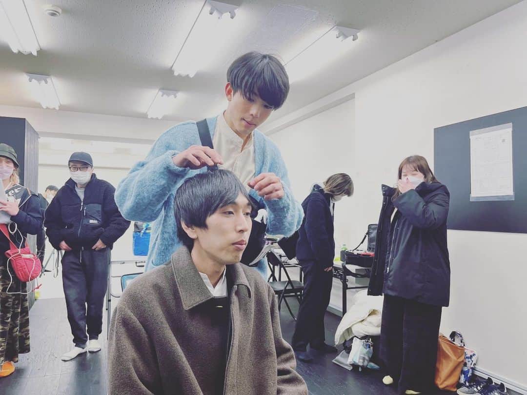 伊藤健太郎のインスタグラム：「映画静かなるドン公開中です。よろしくお願いします。  静かなるメイク部。再び。  kentaro....」