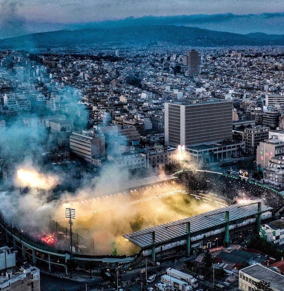 ルベン・ペレスのインスタグラム：「I want to say just thank you so much for your support.  We will do our best next season .  Today and always mono Pao @fcpanathinaikos ☘️ ♥️」