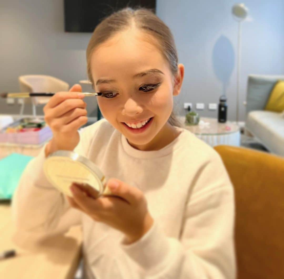 松原梨恵さんのインスタグラム写真 - (松原梨恵Instagram)「💄#MakeUp  試合に向けて、お化粧も練習✨✨」5月15日 21時50分 - erierie38