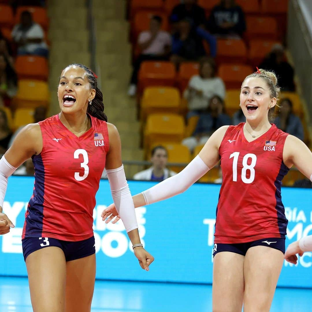 USA Volleyballさんのインスタグラム写真 - (USA VolleyballInstagram)「Blaire Bayless was named tournament MVP tonight after the U.S. Girls U19 National Team swept Mexico to win Pan American Cup gold. Lizzy Andrew earned the Best Blocker award, and Ava Falduto was named Best Receiver.   Congrats! Story and stats: 🔗 in bio.」5月15日 13時27分 - usavolleyball