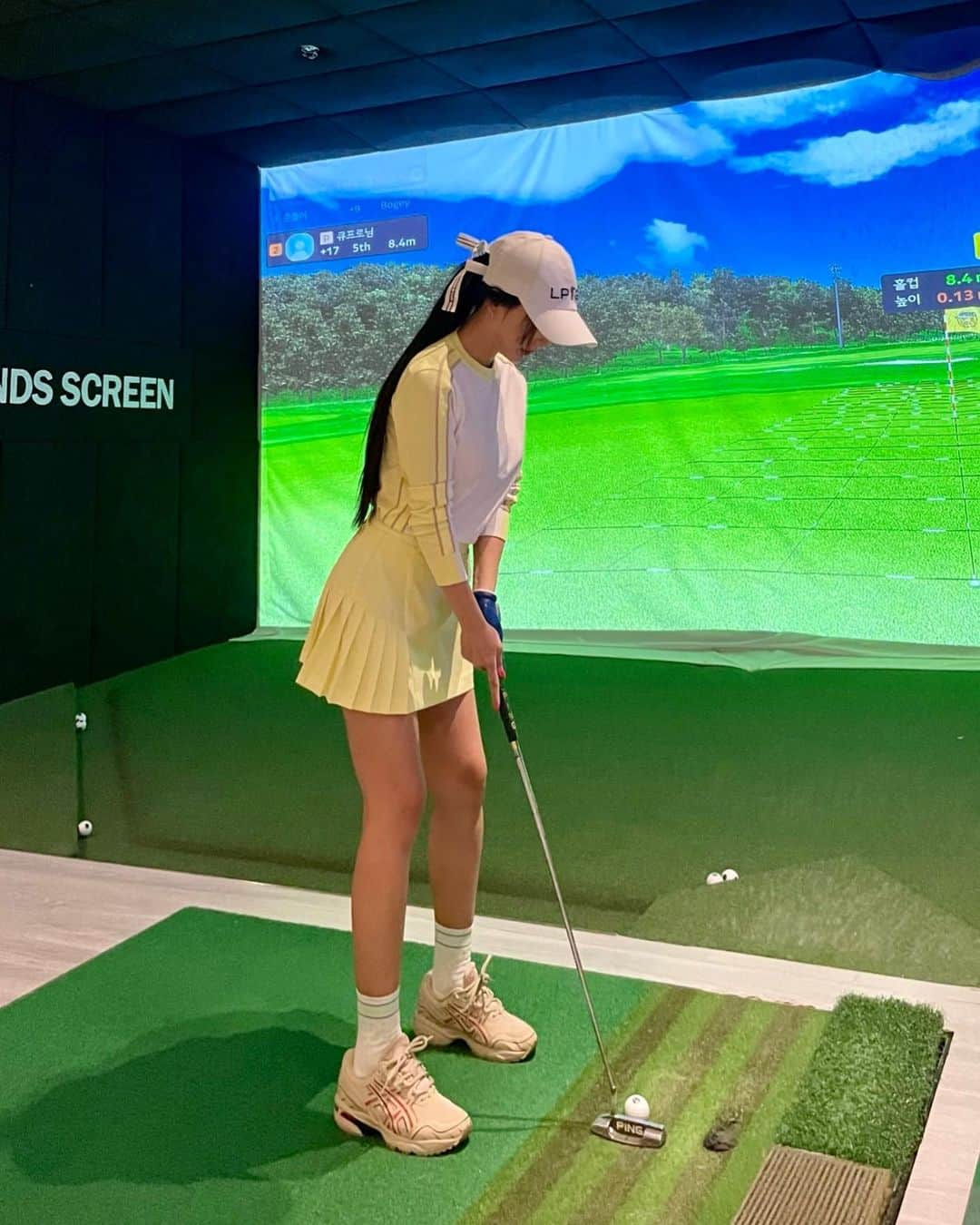 キュリ さんのインスタグラム写真 - (キュリ Instagram)「#광고  @lpgagolfwear @pgatourgolfwear_korea 🐻💛」5月15日 14時40分 - qtfreet