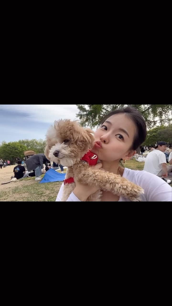 イ・シアのインスタグラム：「서울숲~~~」