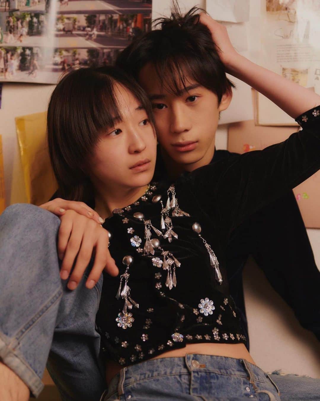 めがねのインスタグラム：「， 4人兄弟の1番末っ子、謙二郎。 16歳の弟。  @ken_osk  📸：@haraguchi9.3」