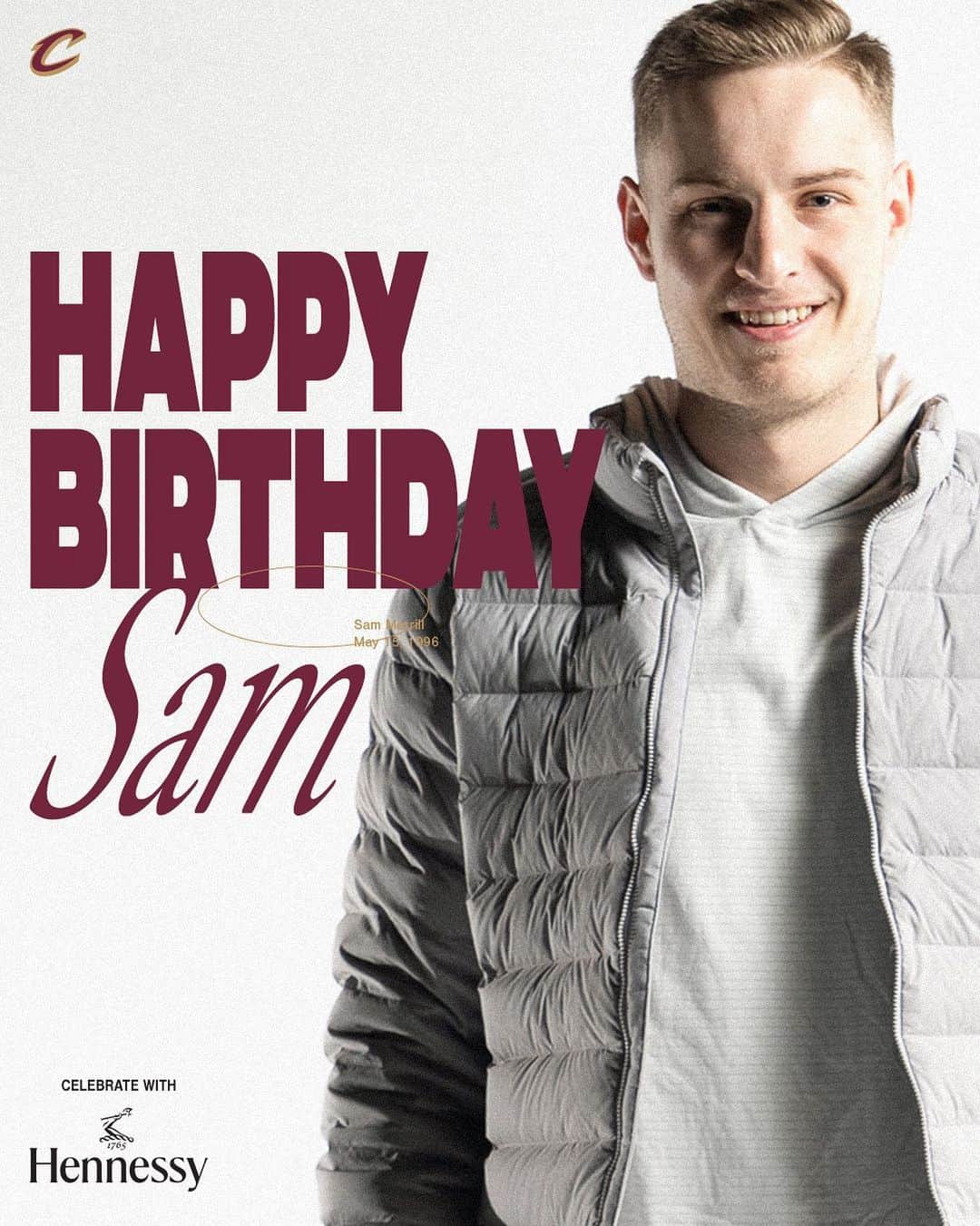 キャブスのインスタグラム：「Wishing a huge Happy Birthday to one of our own. Happy Birthday, @smerrill05! #LetEmKnow」