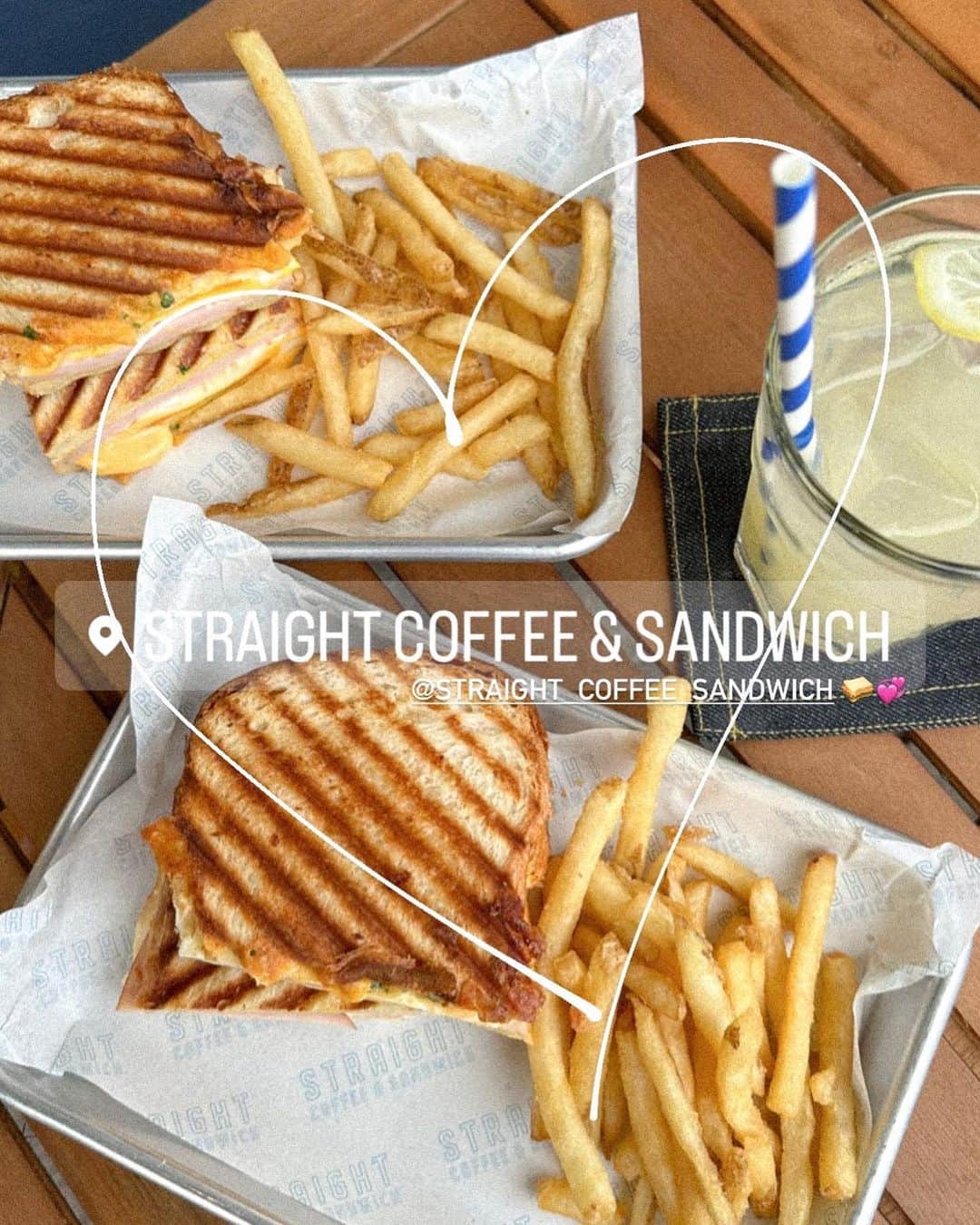 baby.maiのインスタグラム：「. . @straight_coffee_sandwich 🥪🥤  #堺カフェ #堺市カフェ #中百舌鳥カフェ #大阪カフェ #straight #straight_coffee_sandwich」