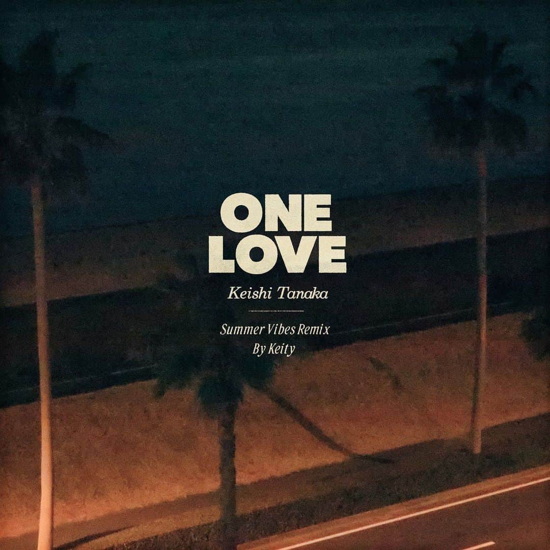 田口恵人のインスタグラム：「【News】 新たなチャレンジとして ベース弾かせてもらってるKeishi Tanaka の「One Love」を自分流でRemixさせて頂きました☺️ 明後日5/17の0時にリリース🔥  One Love Summer Vibes Remix という名を付けただけあって これからの季節に聴いてほしい仕上がりになりました~。湘南育ちの血が騒ぎました笑　自分的にも初めてにしてはお気に入りの仕上がりとなっております~😌　お楽しみにしていてくださいネ。  #keishitanaka #Remix #Keity」