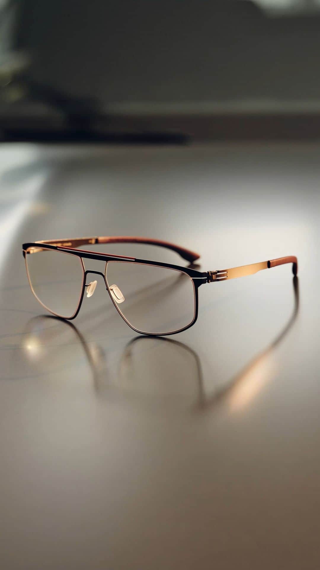 アイシー ベルリンのインスタグラム：「These glasses combine perfection and functionality at the highest level and will inspire any wearer.  @mercedesbenz  @mercedesamg  ic! berlin AMG 08 Glasses   #icberlin #eyewear #madeingermany #mercedesbenz #mercedesbenzamg #icberlinofficial #optical #glasses #glassesfashion #berlin」