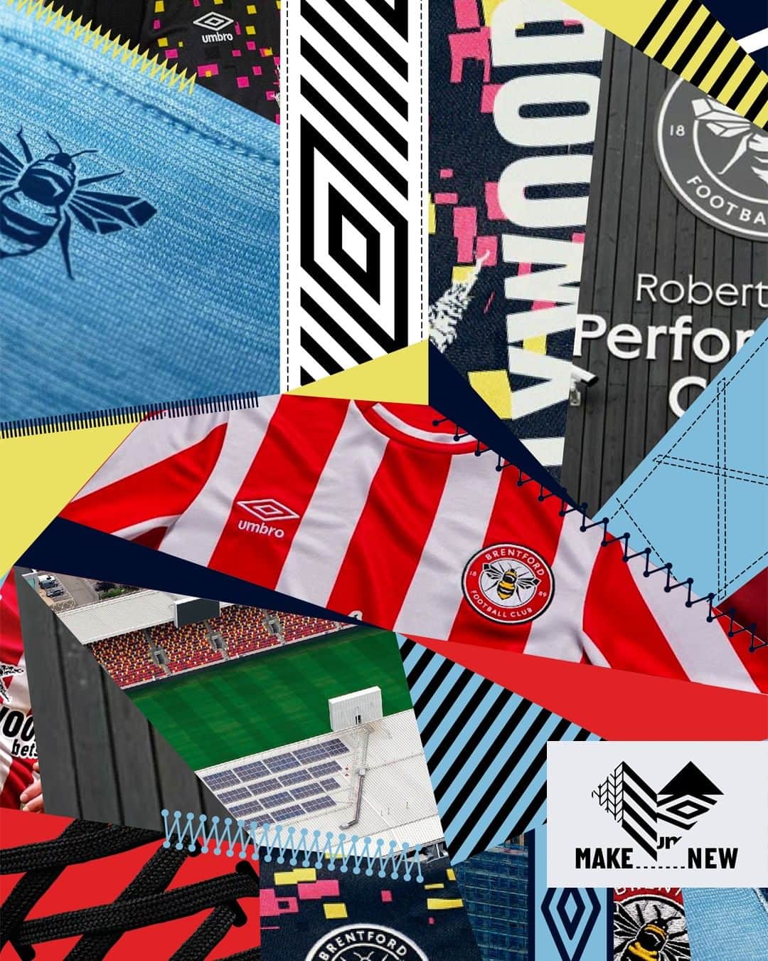 UMBROのインスタグラム：「Get ready 👀.  #makenew, chapter 3 with @unwanted.fc launches 9AM UK Time on 16.05.23.  #umbro #thisisourgame」
