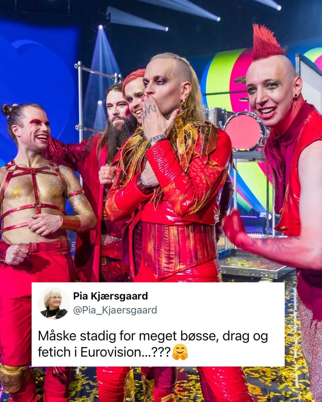 ELLE DKさんのインスタグラム写真 - (ELLE DKInstagram)「Der var åbenbart "for meget bøsse, drag og fetich i Eurovision"⁠ for  Pia Kjærsgaard, der søndag delte en kommentar på Twitter om lørdagens musikkonkurrence.⁠ ⁠ Årets konkurrence var en af de mest repræsenterende nogensinde med flere #queer-personer på scenen, der gennem hele konkurrencen bød på mange indsalg, der understregede #LGBTQ-miløjets signifikans for #Eurovision.⁠ ⁠ Men folketingsmedlemmets giftige kommentar vidner om, at hun misser en vigtig pointe, mener ELLEs journalist @christoffermjuul. Læs kommentaren via link i bio.⁠ ⁠ Foto: Phil Noble/Ritzau Scanpix」5月15日 19時35分 - elledanmark
