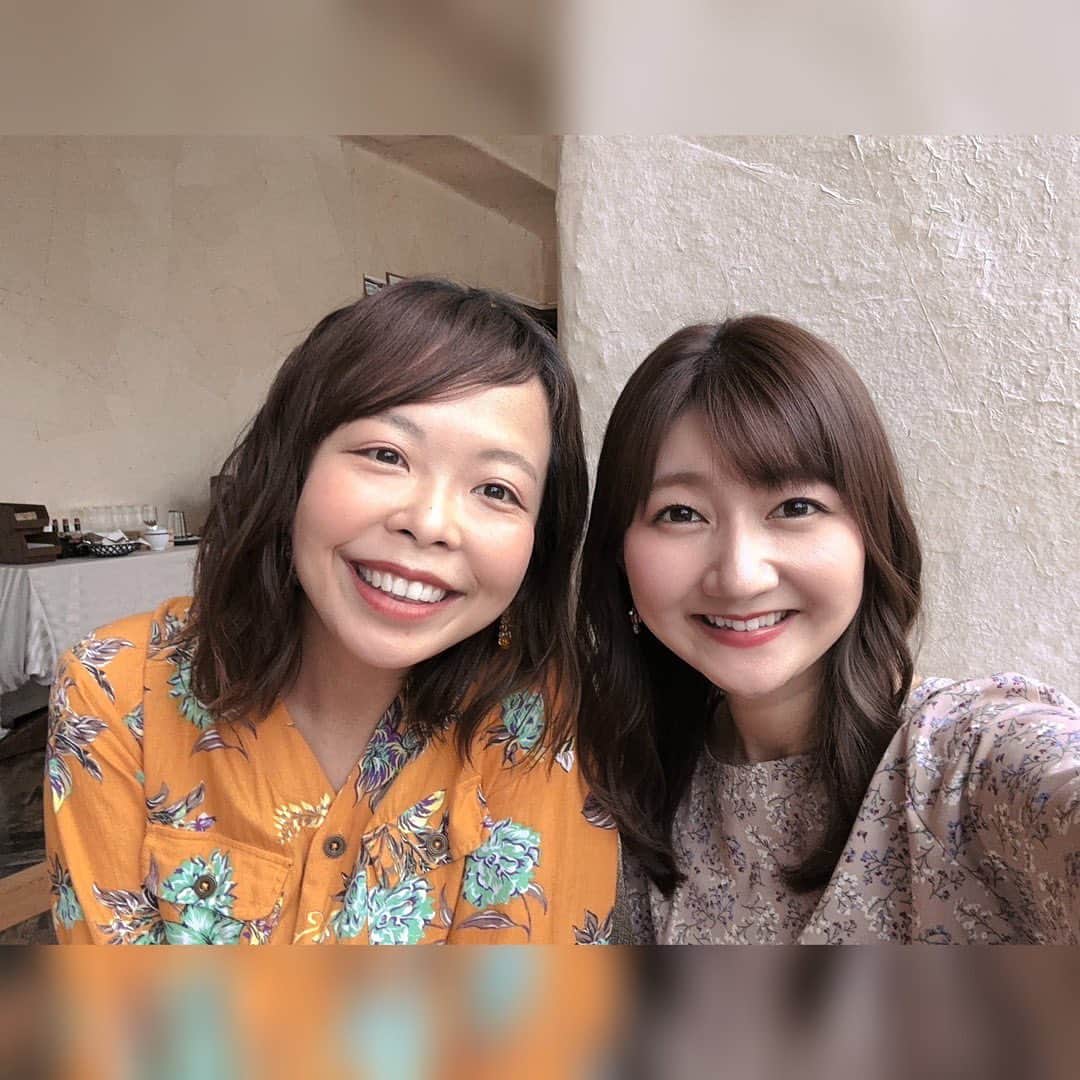 稲葉千秋のインスタグラム：「🧡  先日のハッピィなできごと🎵  大好きなゆいてぃさんとランチ❣️  新年度から同じハッピィ中継担当に☺️💗  共演はなかなかできないですが、 思いを共有することができて嬉しいです😊✨  何でも話せるお姉ちゃんみたいな あったかい存在😍 これからもよろしくお願いします🌷  #ゆいてぃさん #高坂友衣 さん #女子ランチ #ブルーチェ #ランチコース #美味しかった #ハッピィ #稲葉千秋」
