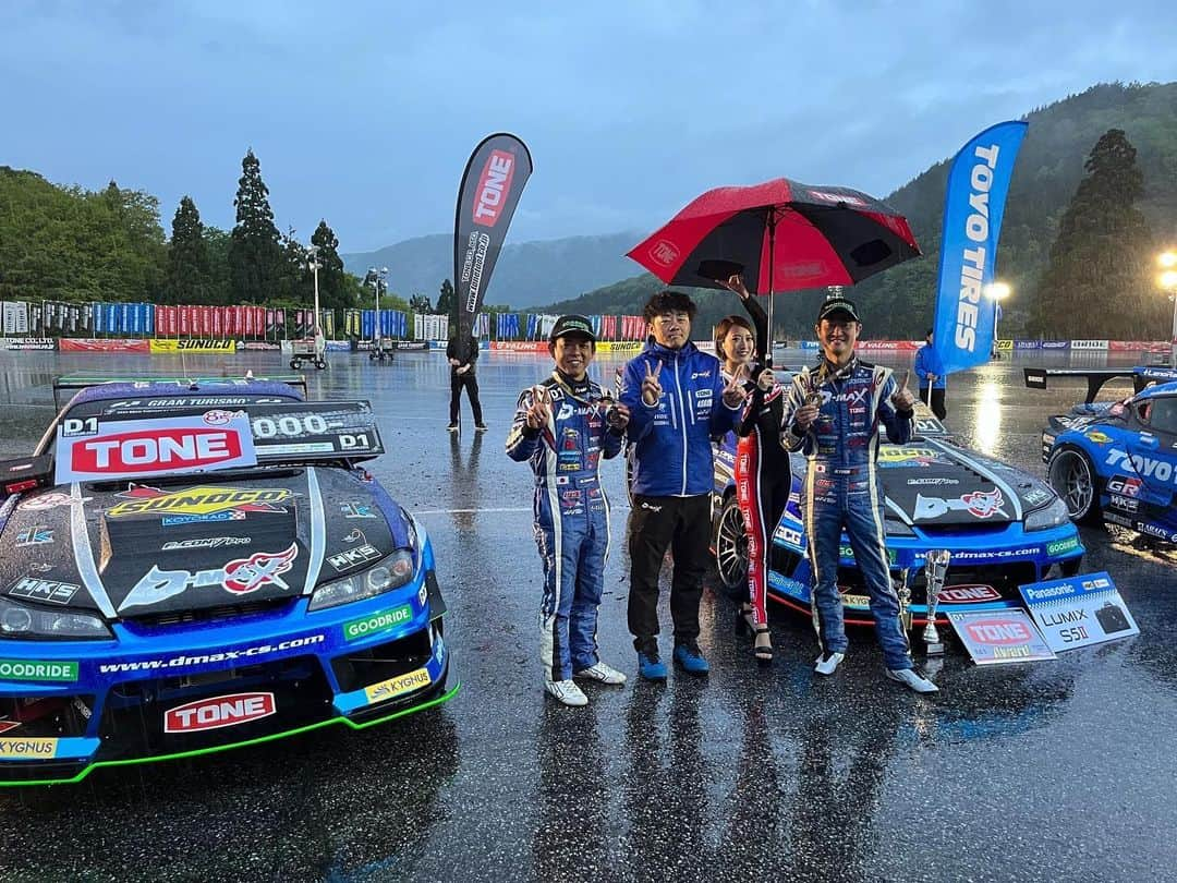 横井昌志さんのインスタグラム写真 - (横井昌志Instagram)「みなさんD1GP Rd1 & Rd2 奥伊吹戦応援ありがとうございました。  Teamとしては最高なスタートとなりました。  Goodrideタイヤとしても最高のスタートが切れたと思います😊👍  雨や風の中、たくさんのお客様に来て頂き感謝致します。  日曜日は追走までお見せできなく、申し訳なく思いますが、 ぜひまた見に来てください。  よし！次はD1地方戦へのサポートへ準備を始めます！  みなさん応援ありがとうございました😊  @mizunojp  @tone_japan @sunoco_japan @rayswheels_official @projectmu.official @kinokuenterprise @koyoradjapan  @kygnus_sekiyu  @gcgjapan  @gcgturbos  @runbc  @bride_japan  @naprec_co.ltd  @kinokunienterprise  @nagashimakenjo @ignition.projects  @works_bell @hidecks_design_premium @hks_japan @doluckracing @houseinnovation_official @gofunjapan @goodstyle76 @goodridejapan @goodride_japan @goodstyle76 @orcpit @orc @trsmotorsport  #ats #d1 #dmax #シルビア #jdm #ドリフト #ドリ車 #ドリフト#s15 #silvia #nissans15 #s15silvia #nissansilvia #silviafan #silvias15  #driftcar #drift #d1gp #nagashimakenjo #suzukatwin #worksbell #houseinnovation #dmaxracing #dmaxjapan  #staygold」5月15日 20時20分 - mcrfactory