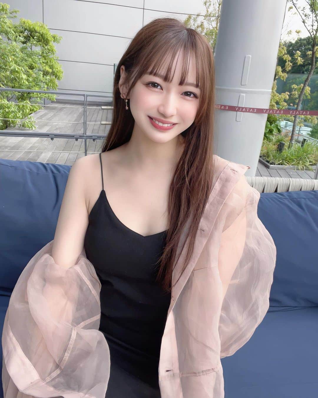 のインスタグラム：「笑ってる顔が好きってよくいわれる^._.^」