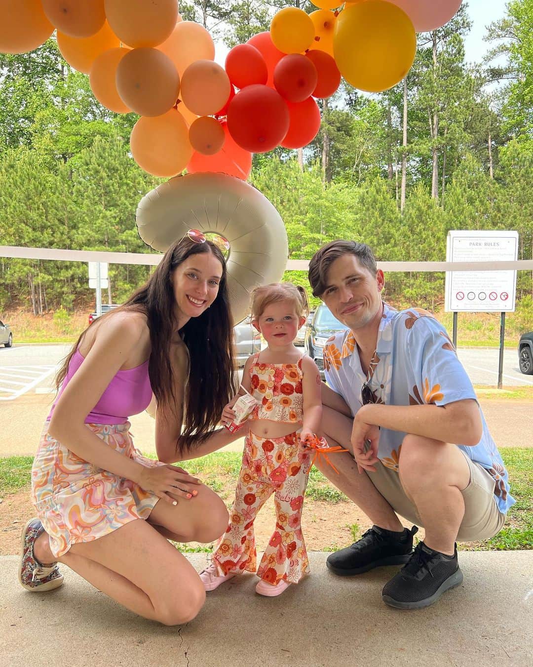 Breonne Rittingerのインスタグラム：「Easily the greatest weekend ever. My baby girl turned two and she had the best time at her birthday party. Can’t believe she’s already two! 🥹 THEN we all went and spent the day disconnected out in nature for Mother’s Day. It. Was. Perfect!」