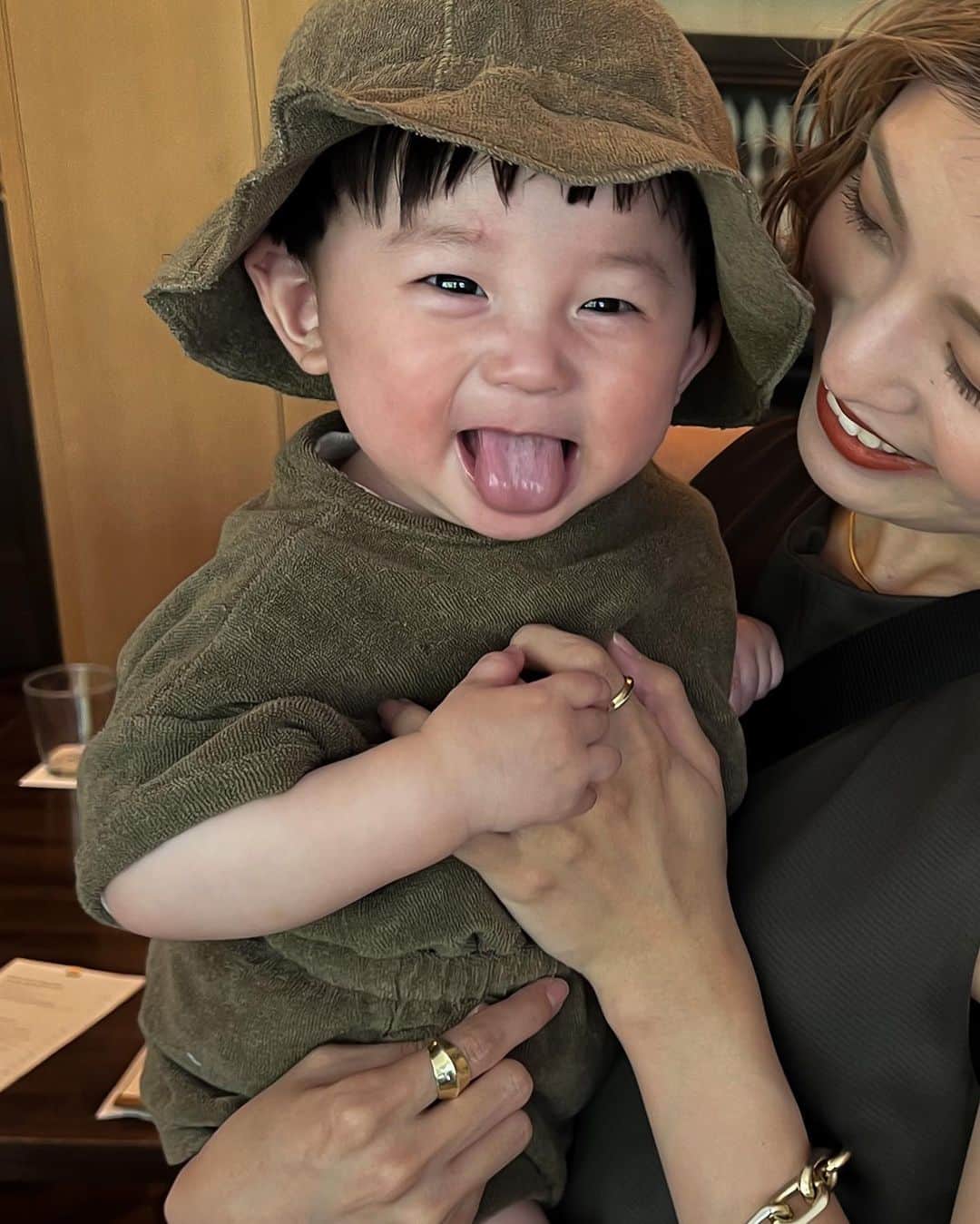 徳永 美乃里さんのインスタグラム写真 - (徳永 美乃里Instagram)「息子の笑顔が100点すぎるので 沢山載せちゃう🫶🏻🤎」5月15日 20時46分 - tokunaga_minori