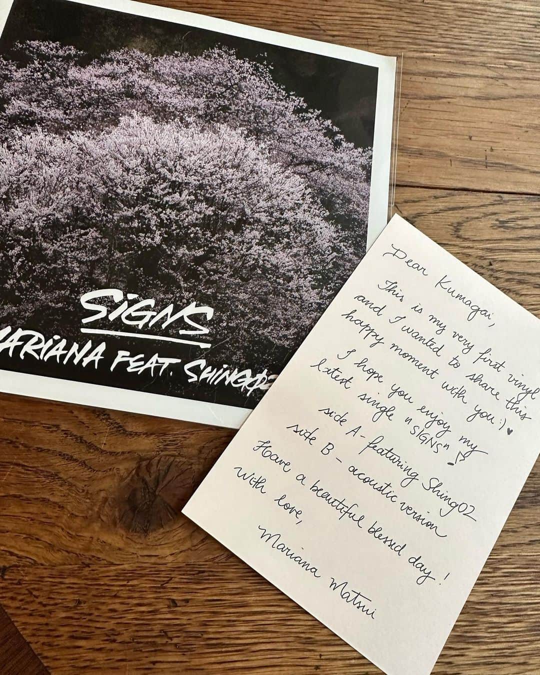 のインスタグラム：「thank you @marianamatsui_   @akirasun5」