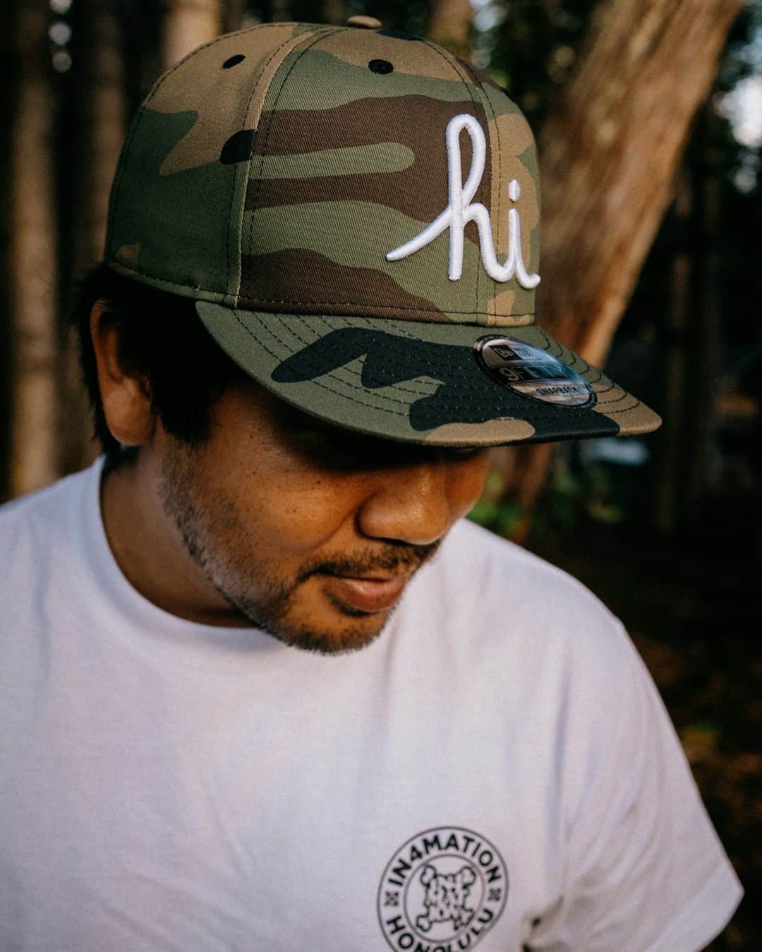 のインスタグラム：「New Era Woodland Camo Snapback   Coming soon…  #hawaiioriginals #in4mation #hi」