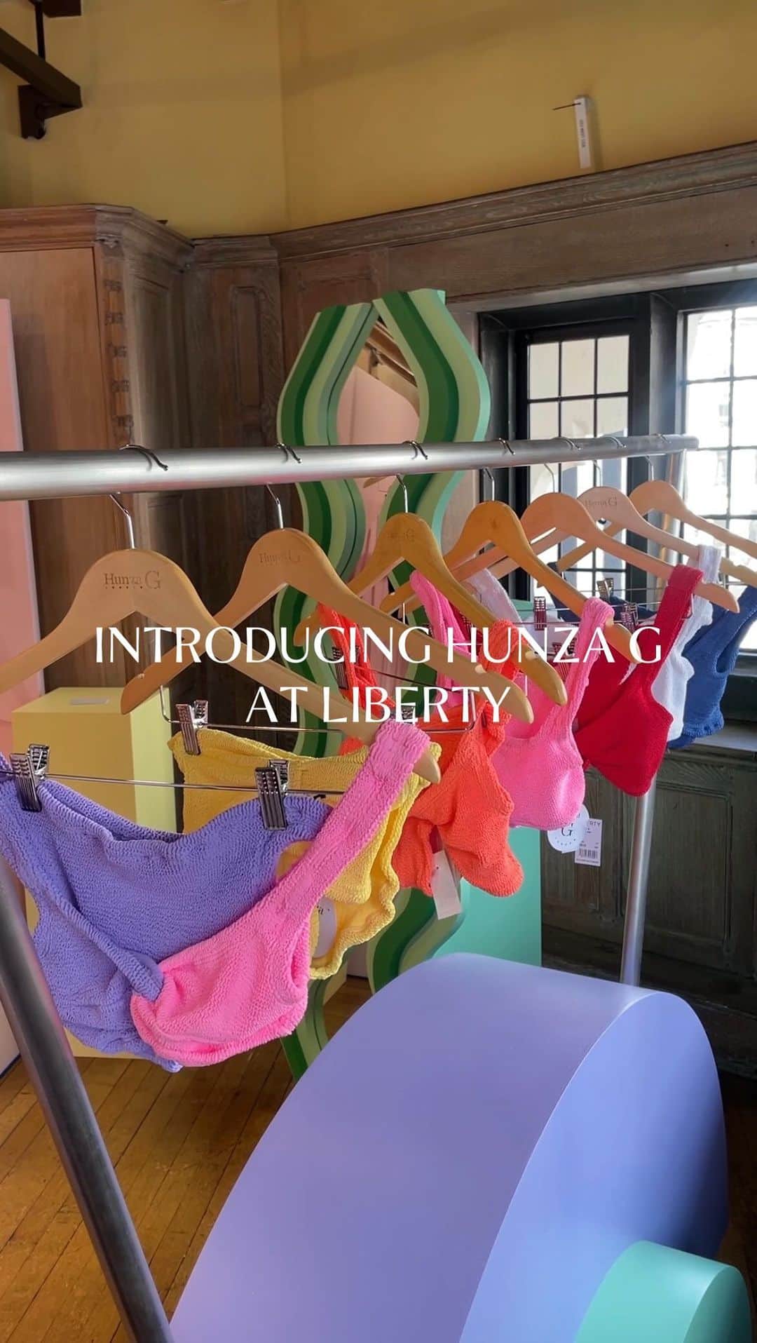 のインスタグラム：「The cult swimwear brand, @hunza.g has popped up for all your summer swimwear needs 👙  Shop online and in store on the second floor  #HunzaG #TheSummerStore #Swimwear」
