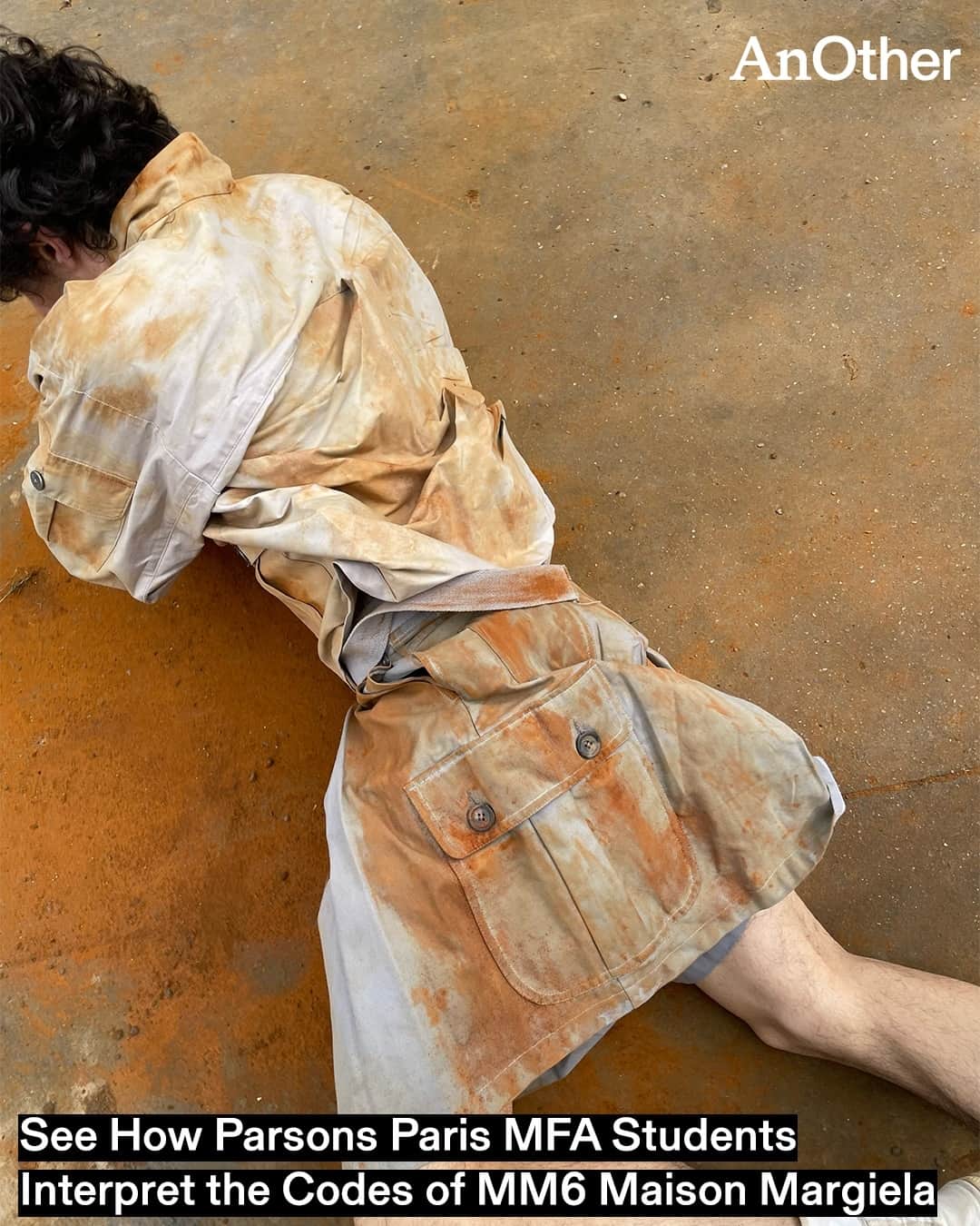 AnOther Magazineのインスタグラム：「In Autumn last year, the first year MFA fashion design students at @parsonsparis began a collaboration with @mm6maisonmargiela. They were challenged to reinterpret the house's codes under the following themes: trompe-l’œil, utilitarian, multifunctional, ready when worn, circle, self-reference and unexpected matches 🖤⁠ ⁠ The creative exchange has now been turned into an exhibition at the Parsons Paris campus, which is on display until tomorrow. Swipe through to see images of the students' work ➡️⁠ ⁠ 📸 Courtesy of Parsons Paris⁠ 1. @zililiu1988⁠ 2. @hexinyyyi⁠ 3. @zililiu1988⁠ 4. @hexinyyyi⁠ 5. @_milagrospereda⁠ 6. @_milagrospereda⁠ 7. @ahmkeshta⁠ 8. @suhairan_」