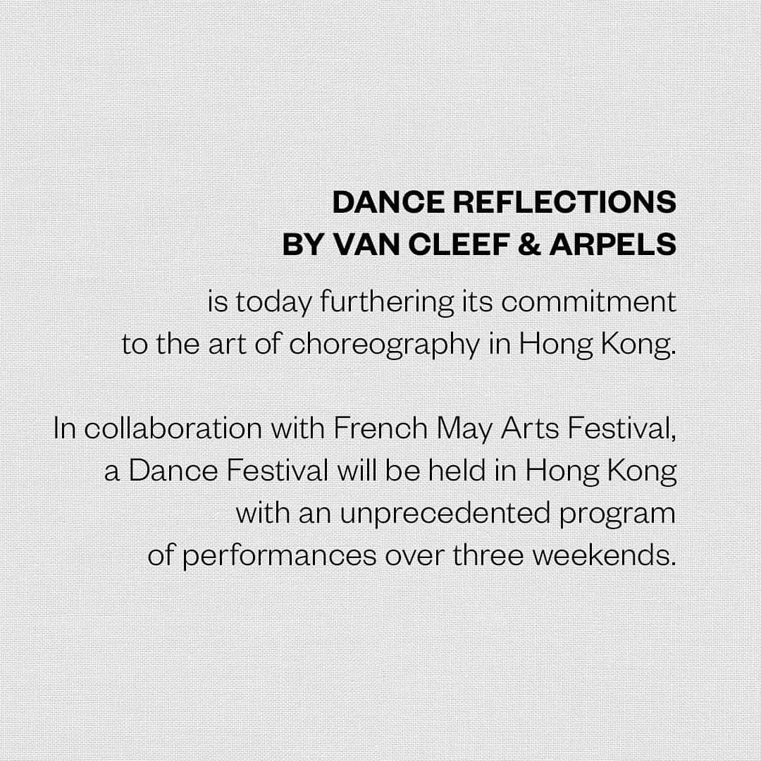 ヴァンクリーフ&アーペルさんのインスタグラム写真 - (ヴァンクリーフ&アーペルInstagram)「The Maison is delighted to announce the collaboration between Dance Reflections by Van Cleef & Arpels and the French May Arts Festival, taking place in Hong Kong from May 5th to 21st 2023. Featuring seven internationally renowned artists, this line-up attests to the richness of the choreographic arts.   #VCADanceReflections #VCAdance #VanCleefArpels」5月16日 1時35分 - vancleefarpels