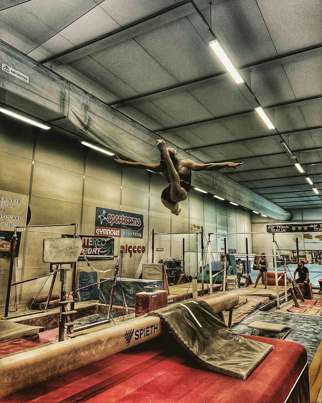 バネッサ・フェラーリのインスタグラム：「🫀  #gymnastics #gym #workout」