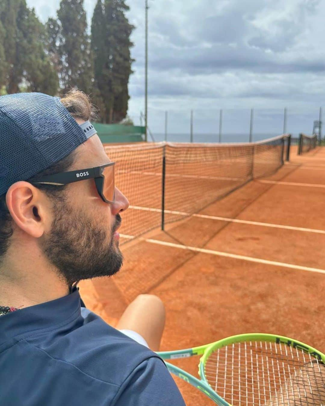 マッテオ・ベレッティーニさんのインスタグラム写真 - (マッテオ・ベレッティーニInstagram)「Back on court following some good news from the medical team. Very light sessions for now 🎾🧱💪  @BOSS #BOSSeyewear #BeYourOwnBOSS」5月16日 1時45分 - matberrettini