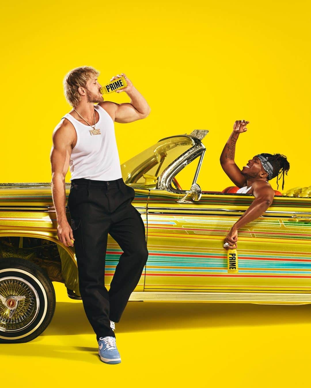 ローガン・ポールのインスタグラム：「Best flavor yet. @drinkprime Lemonade, just in time for summer ☀️」