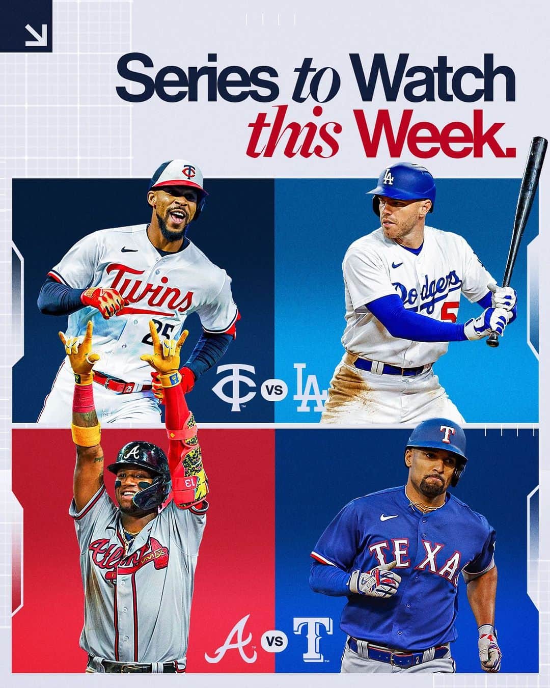 MLBさんのインスタグラム写真 - (MLBInstagram)「Two matchups between first-place teams highlight this week's Series To Watch.」5月16日 5時02分 - mlb