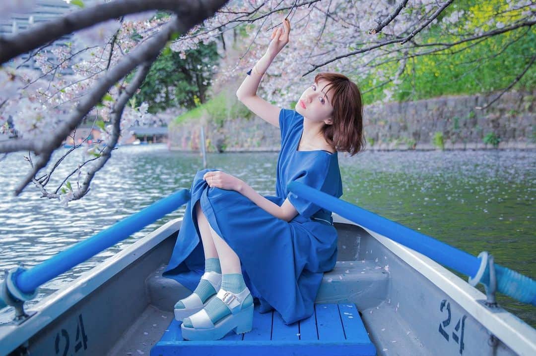 村田倫子さんのインスタグラム写真 - (村田倫子Instagram)「💙」5月17日 20時10分 - rinco1023