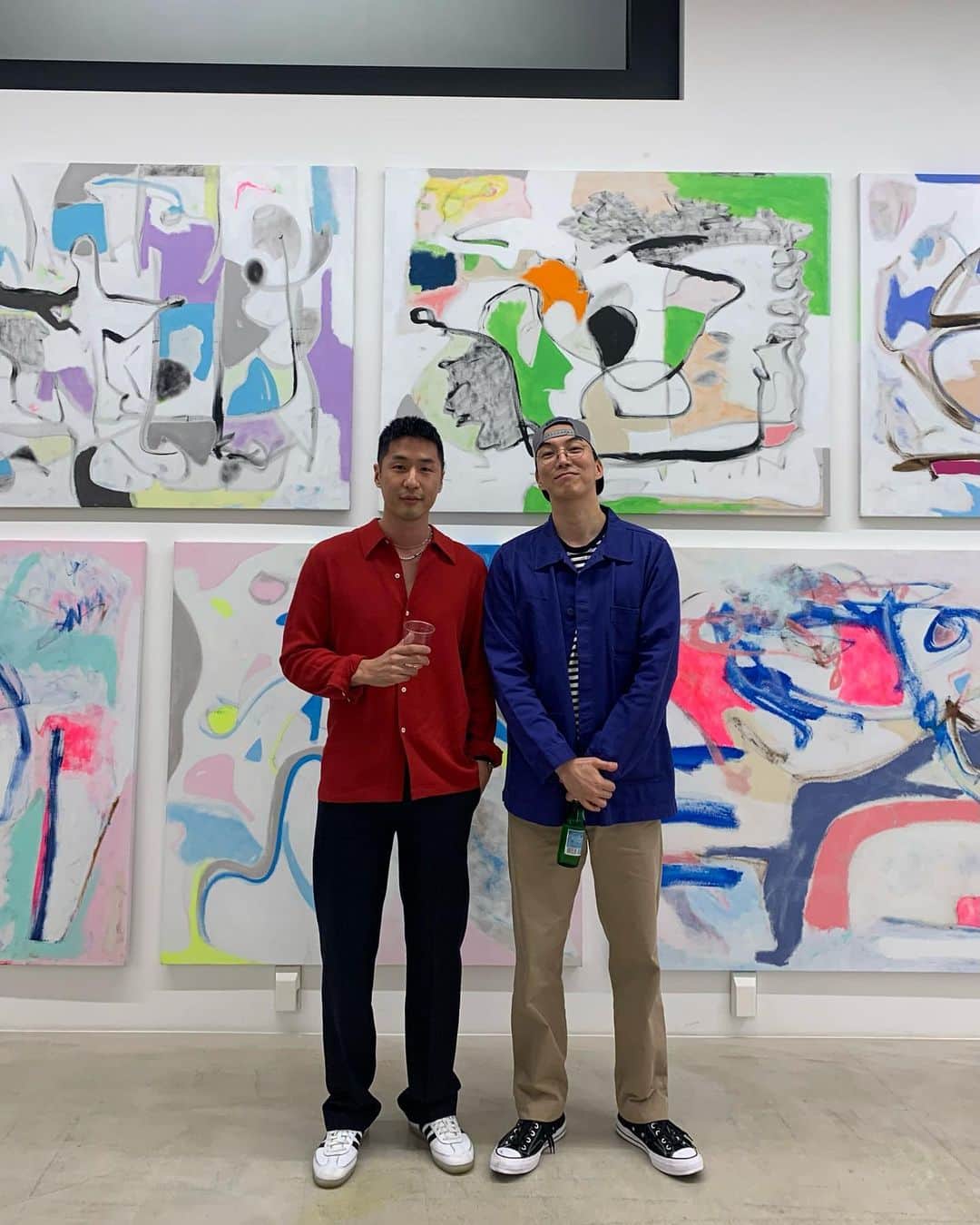 ト・サンウのインスタグラム：「요즘 내 일상복 🧵🧑🏻‍🔧🎾🚲」